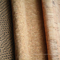 Tecido de couro de cortiça natural artificial para moldura